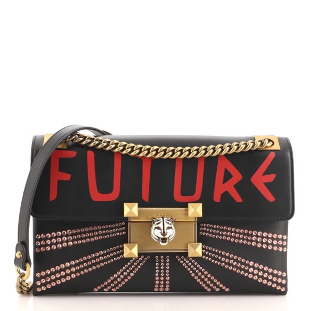 Authentic Gucci Limited Edition Future Embellished Shoulder Bag